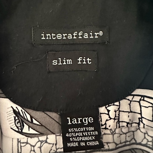Interaffairs slim fit comic/anime button down shirt - Picture 4 of 4